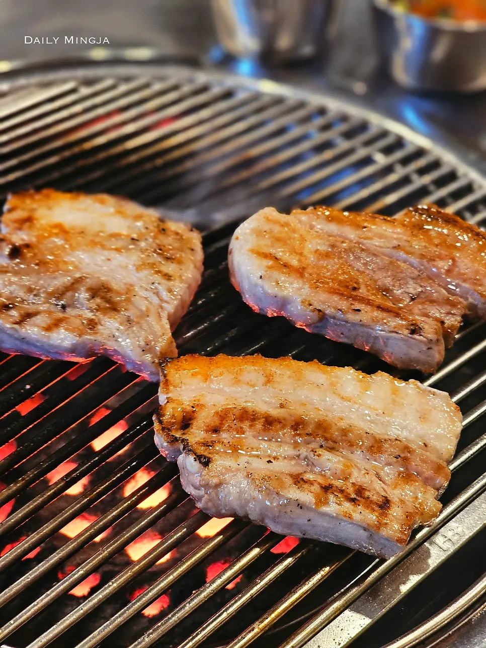 A plate of select aged pork belly