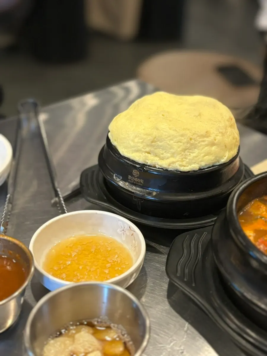Side dish spread at Tannae Paju Main Branch