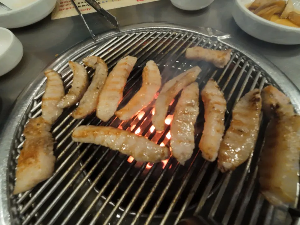 One serving of pork jowl ordered