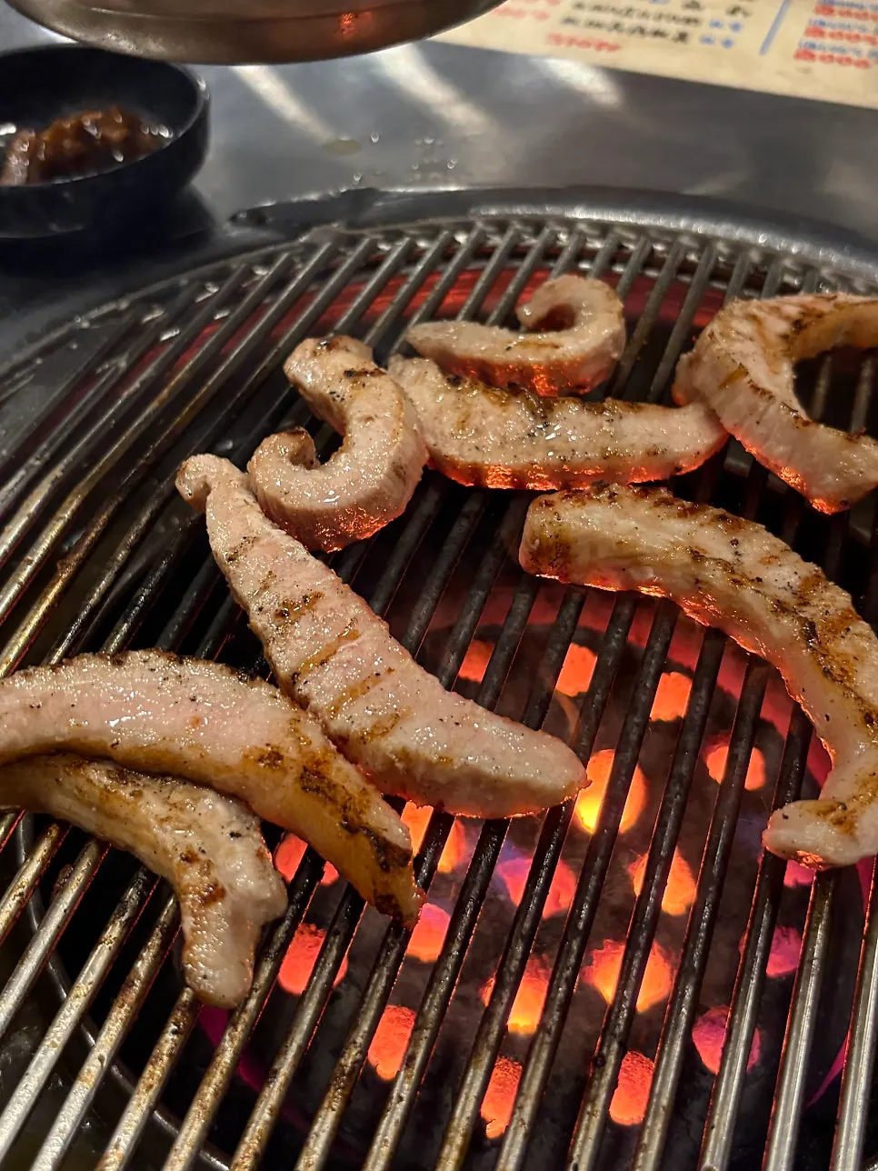 A serving of pork jowl on a plate