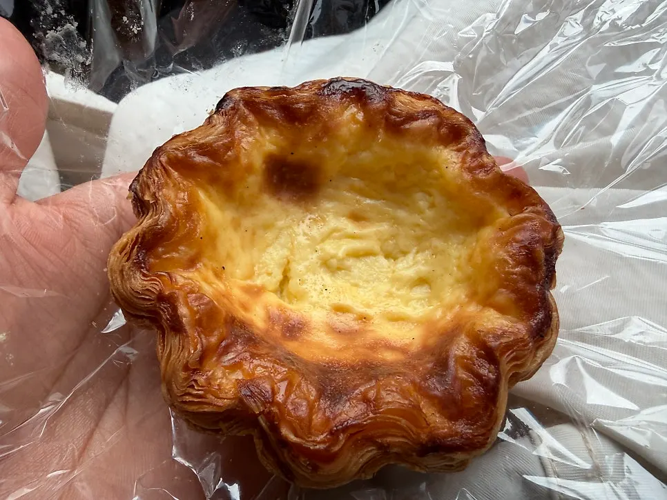 Tareudang egg tart eaten a day after purchase