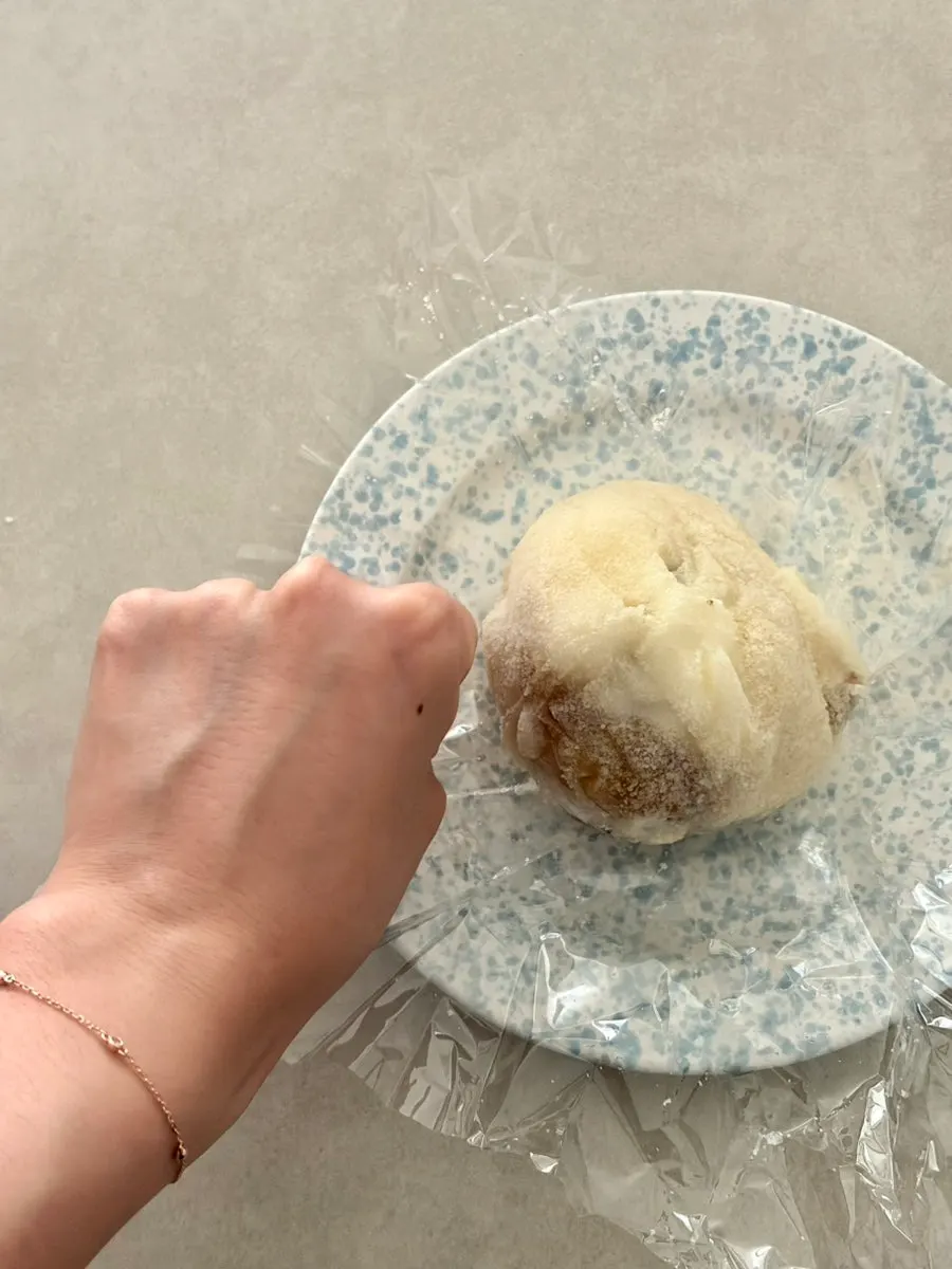 무화과·망고·복숭아 모찌 세 개