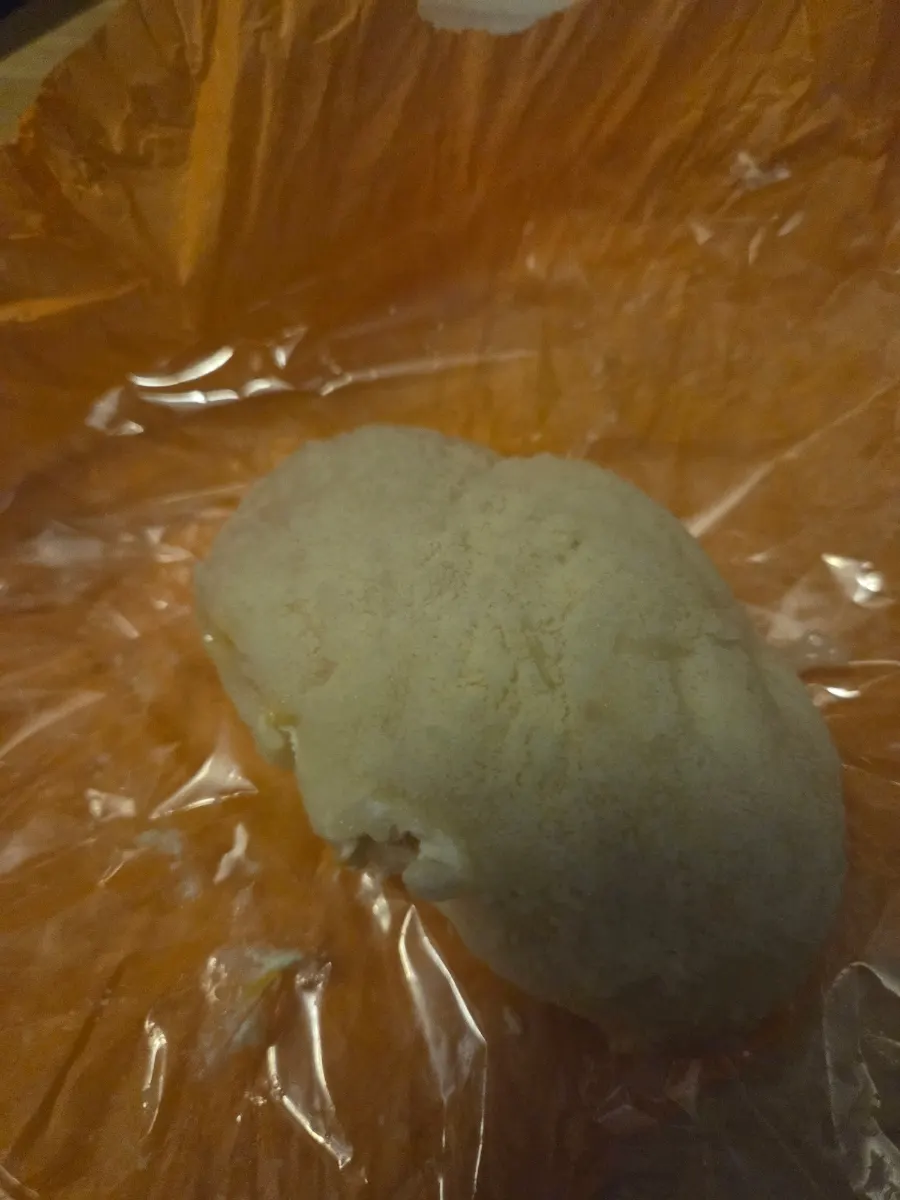 Mango yogurt mochi opened at the accommodation