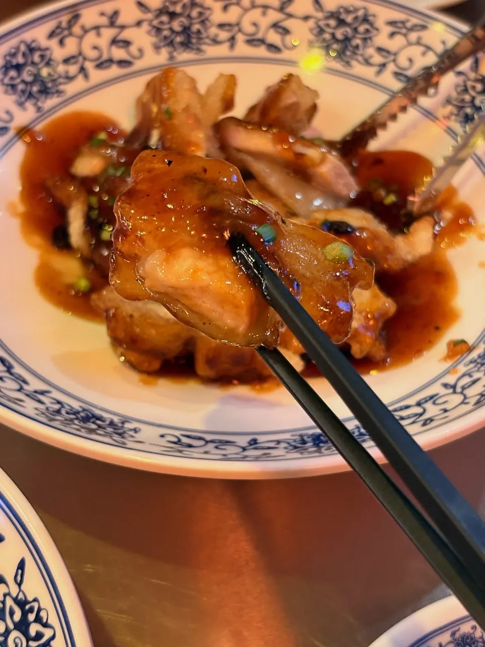 Black vinegar sweet and sour pork (small) at Ttasijia Yeonnam