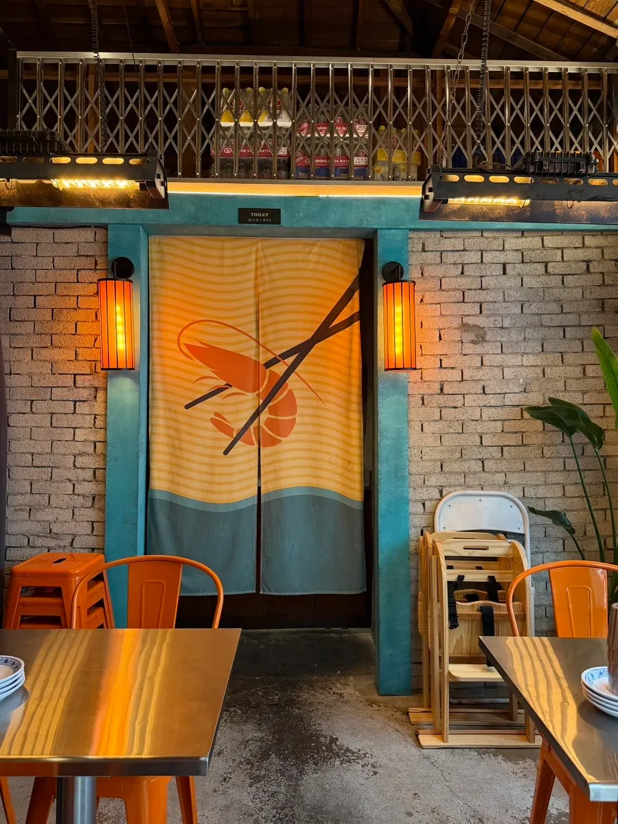 Interior decor evoking a local Singaporean eatery