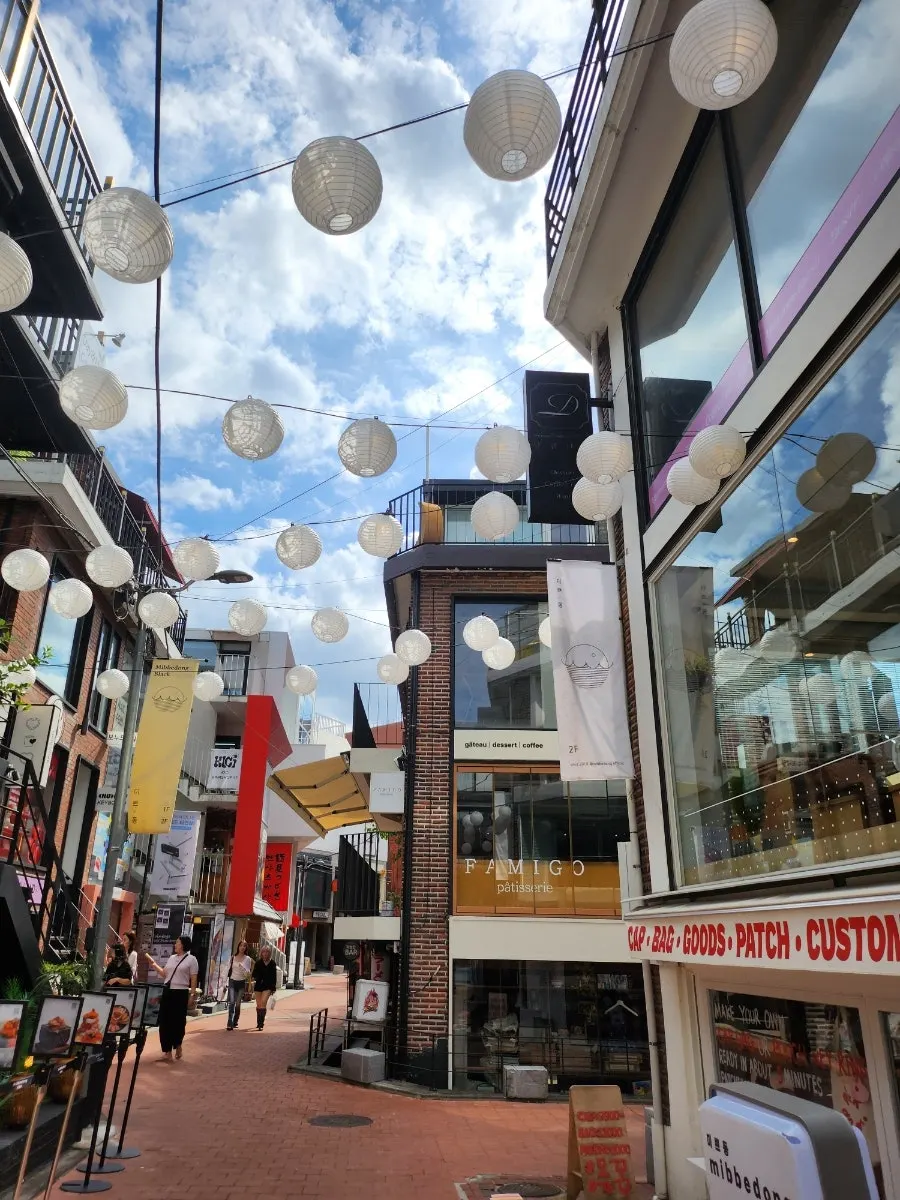 Path to Ttasijia Yeonnam through a Yeonnam-dong residential alley