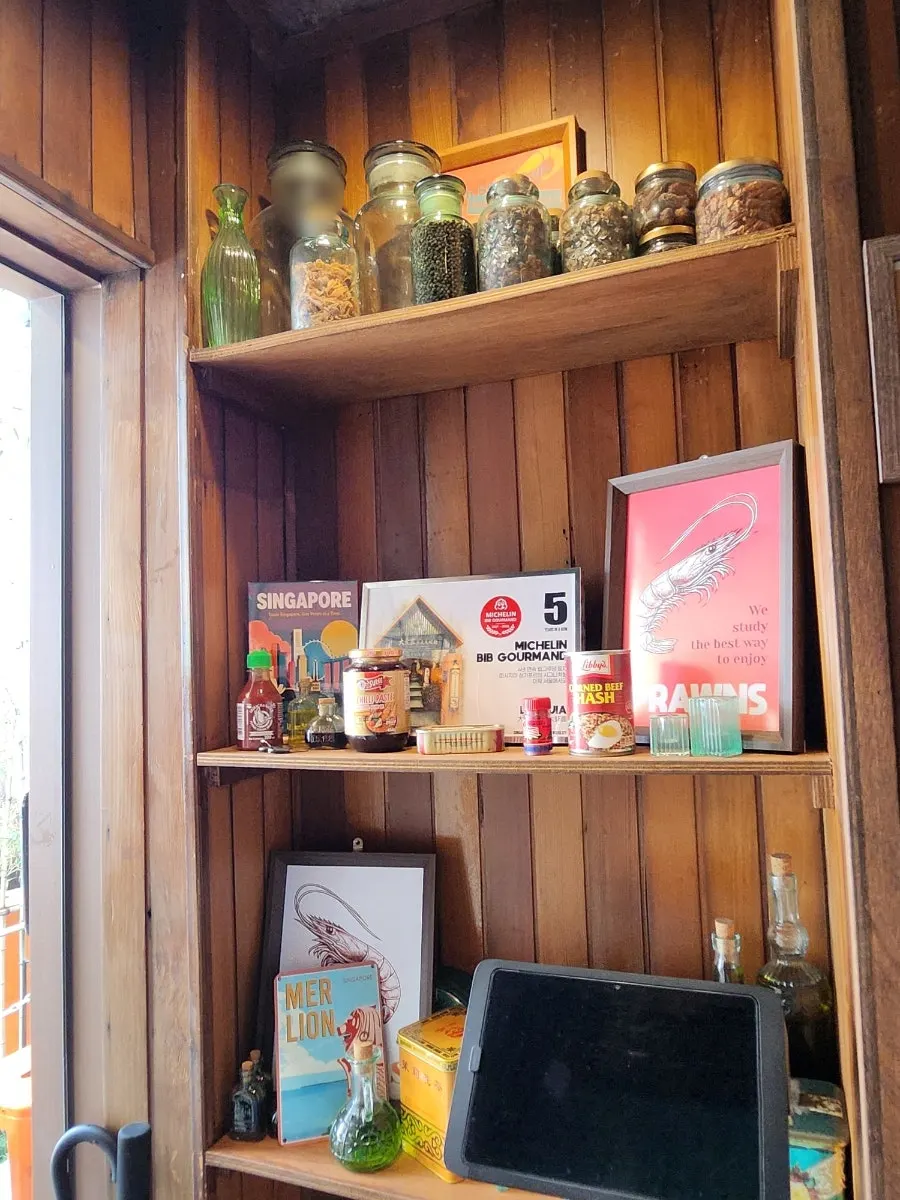Southeast Asian-style interior seating at Ttasijia Yeonnam