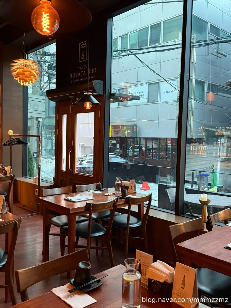 Table seating good for two at Tatsu Robatasho