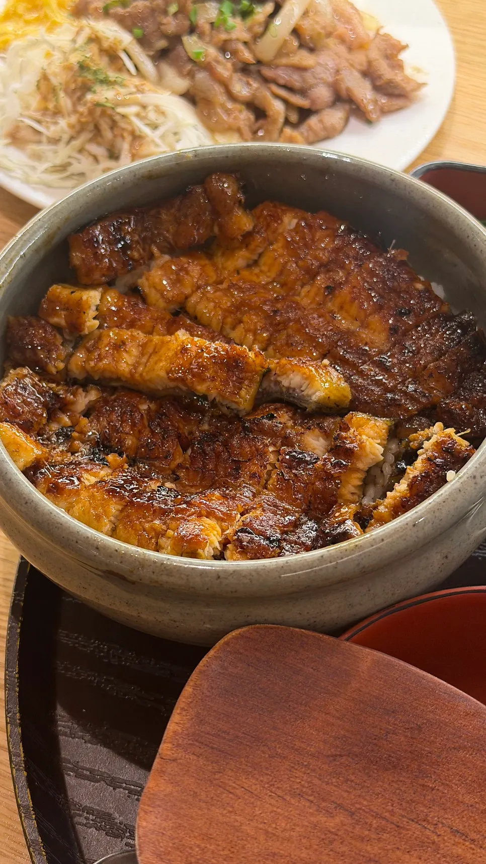 Mildly flavored grilled eel at Tawa