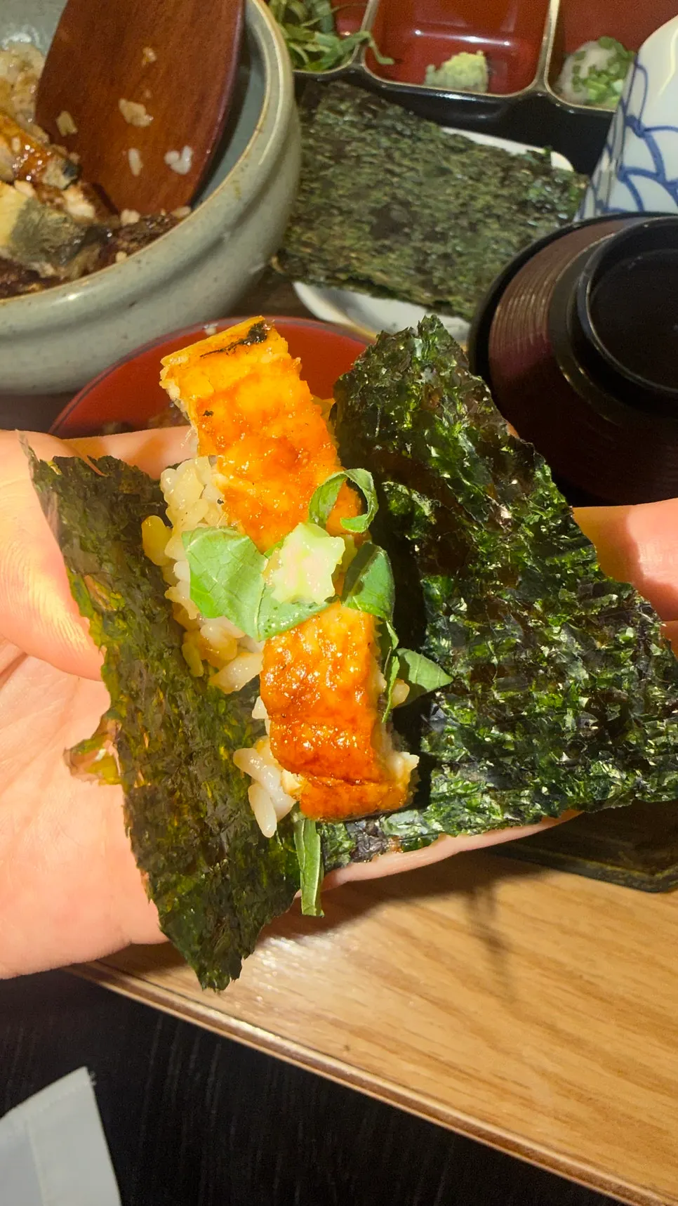 Second way of eating Tawa's hitsumabushi