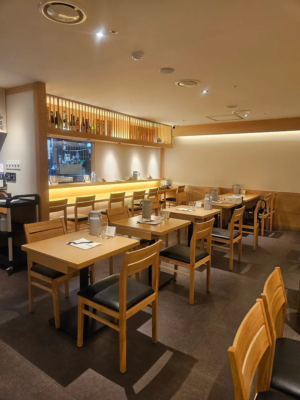 Cooking area seen from Tawa's bar seats