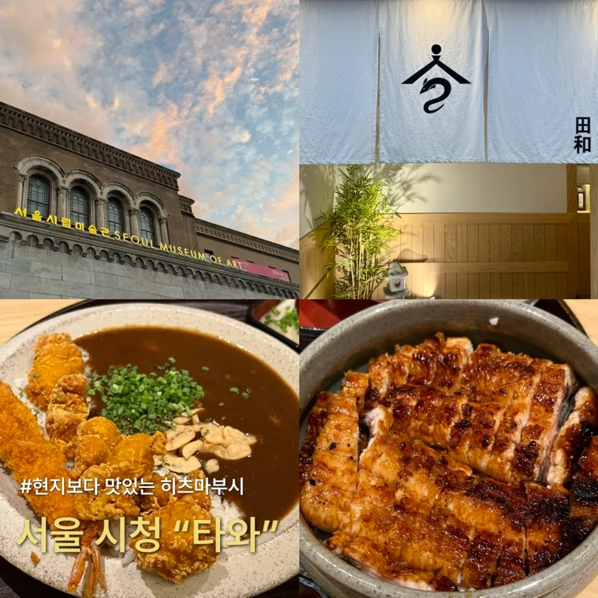 시청역 일식집 타와 히츠마부시 장어덮밥 대표 사진