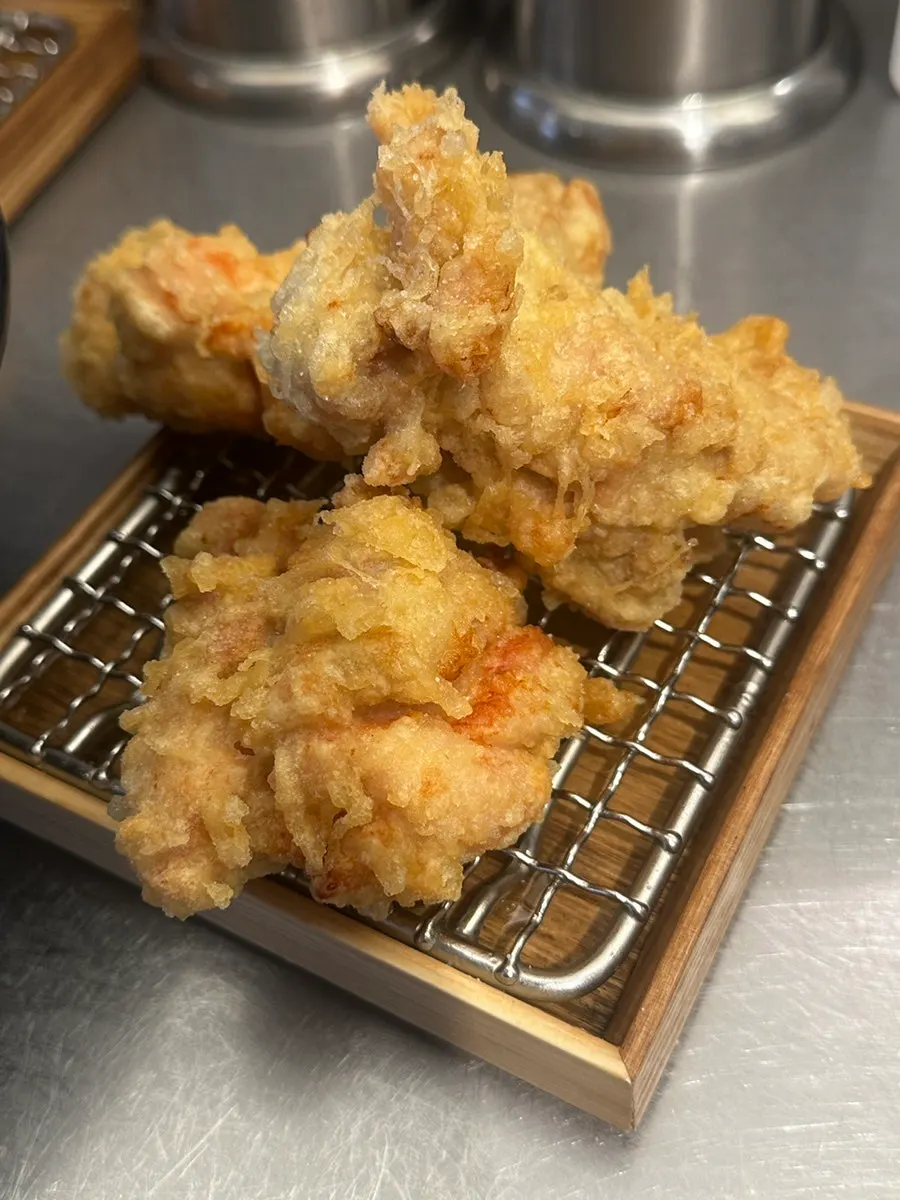 A spread of Tebo's karaage and fried sides