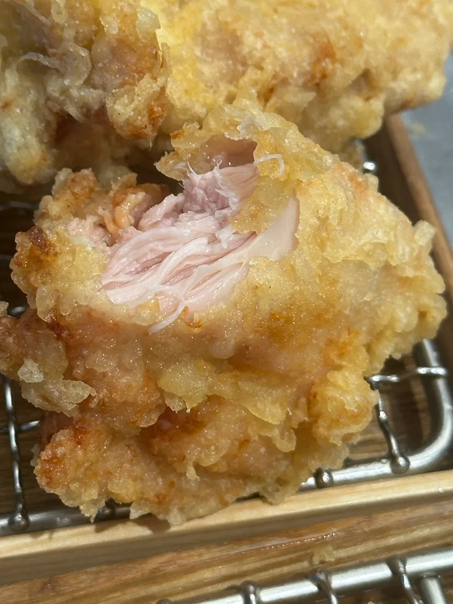 Karaage served as three large chunks