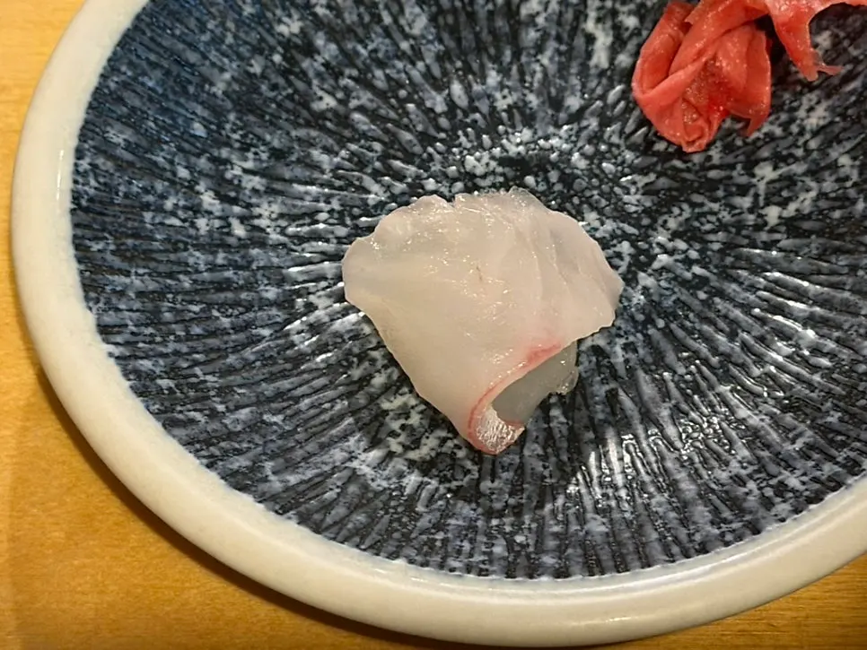 Aged sashimi platter with several kinds of fish