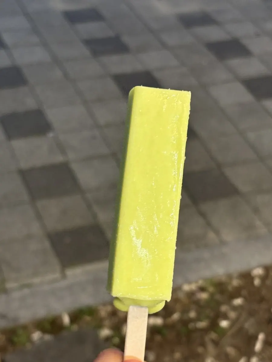 Ice cream served one per person after the meal