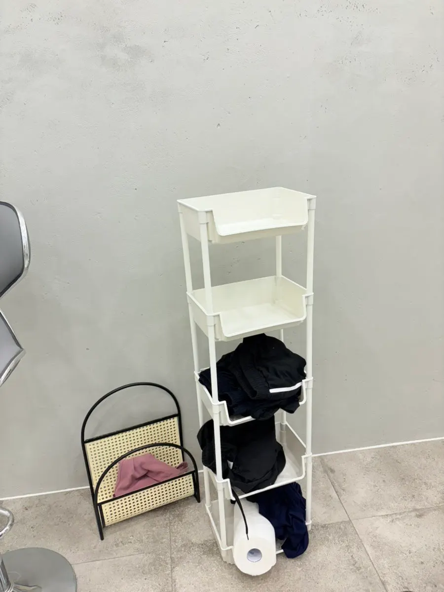 관리복으로 갈아입고 준비된 관리 베드