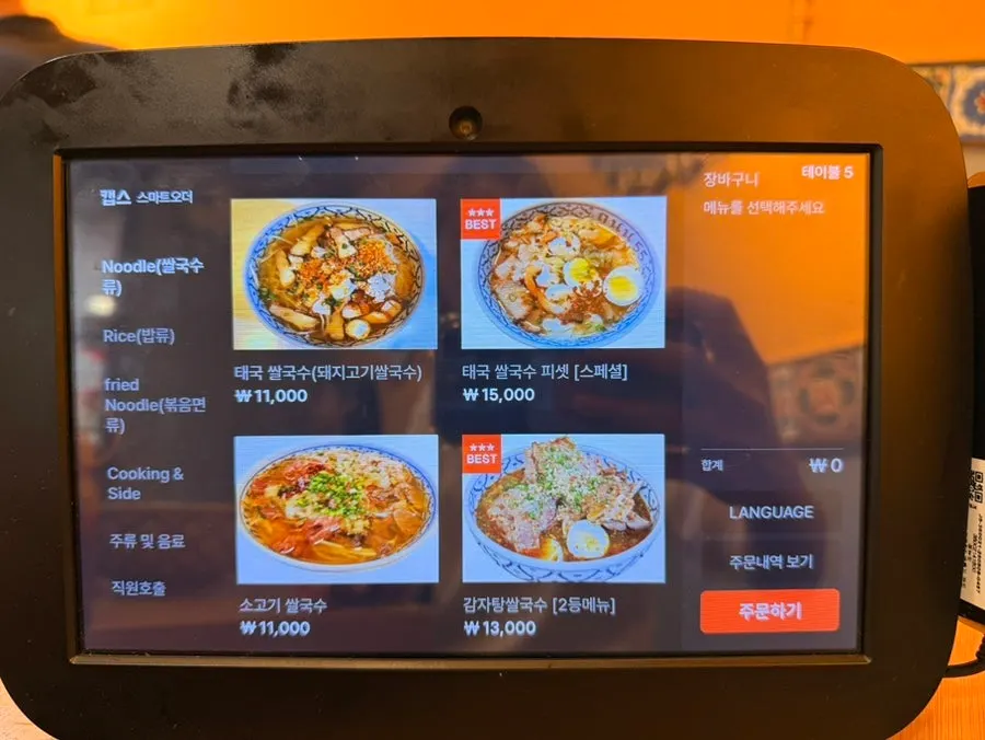 Thanon55 menu