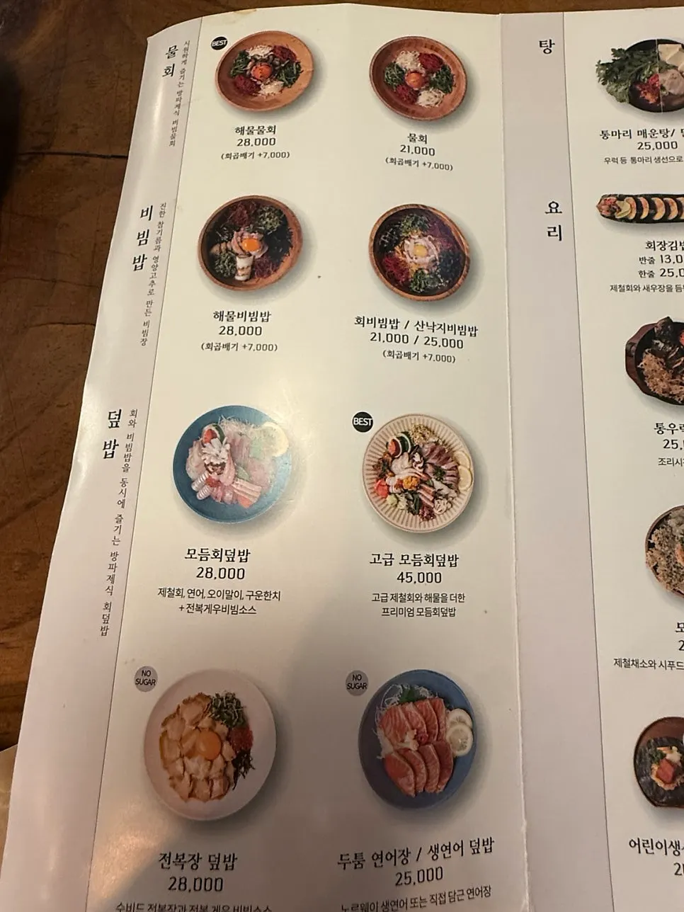 Seasonal mixed sashimi plate arranged by fish type
