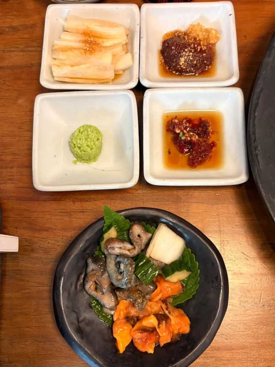 Menu for the Seasonal Assorted Sashimi Set S