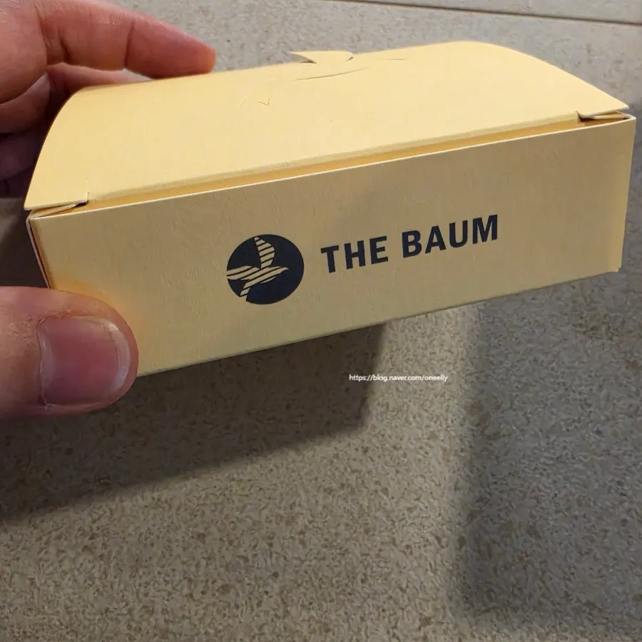 Mini baumkuchen inside the small box