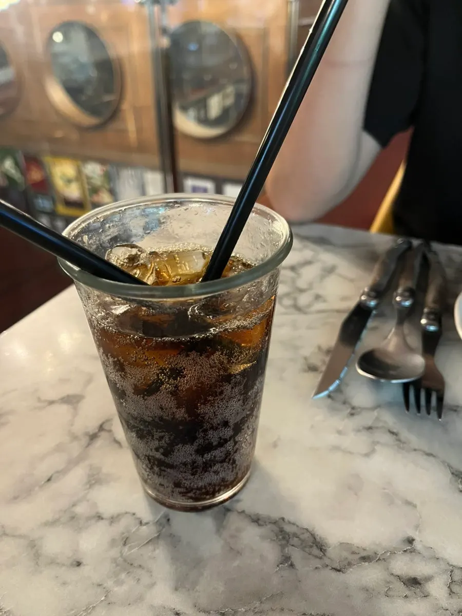 Cola on the table