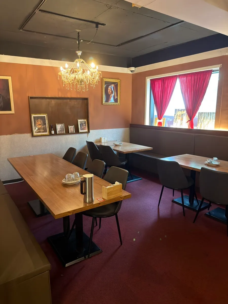 Seating with many tables at The European Haenggung