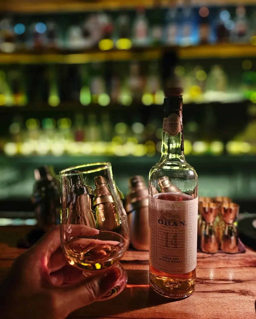An additional round of whiskey ordered