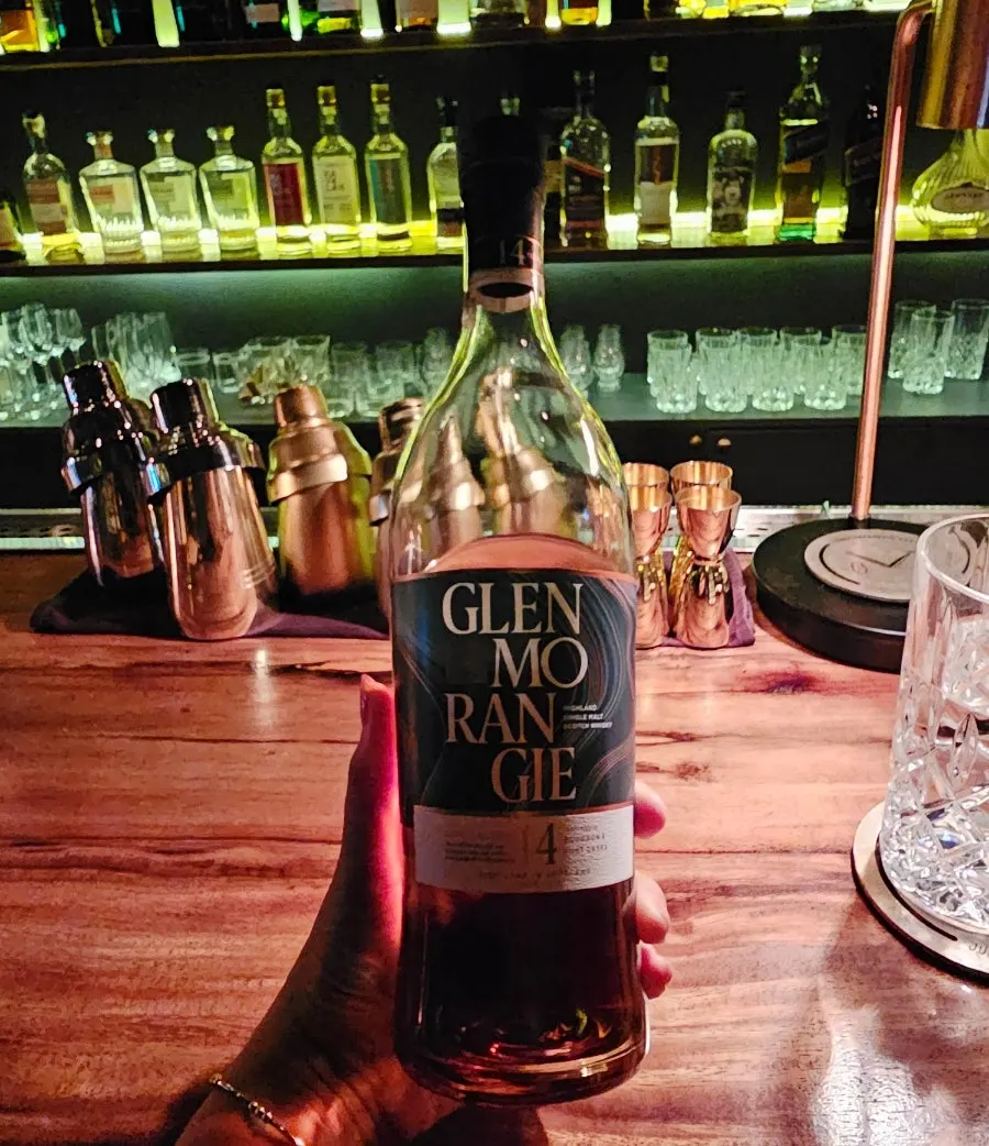 A glass of Oban, recommended for beginners