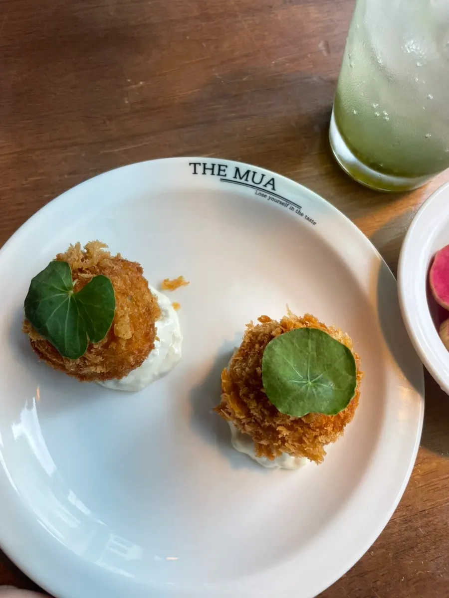 Crispy-fried lobster croquette