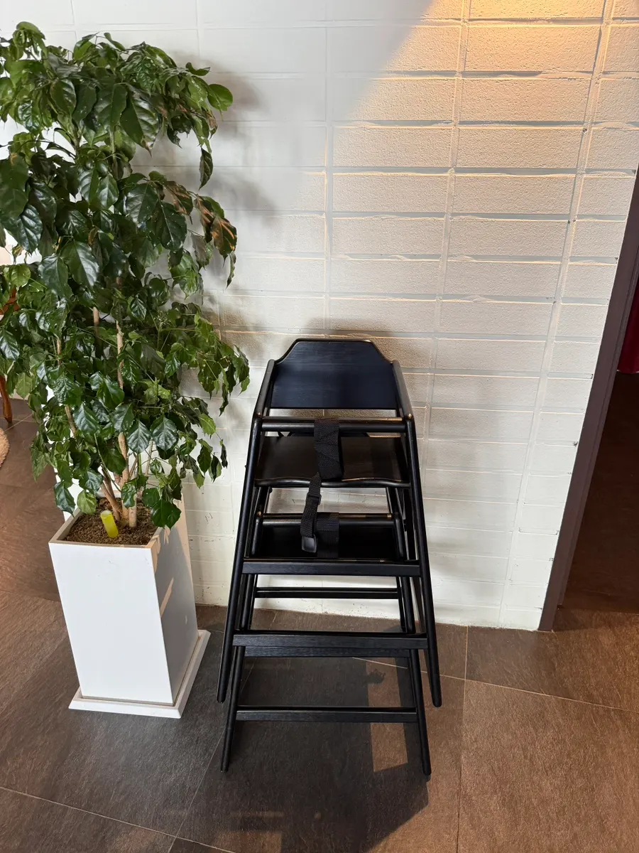 Baby chair provided at the restaurant