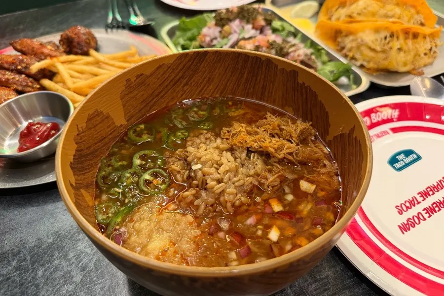 A bowl of Mexican yukgaejang