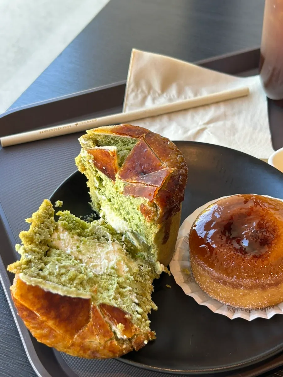 Neatly packaged desserts from The Baum