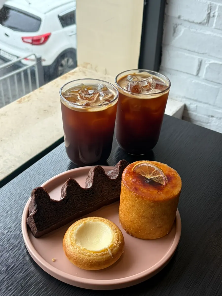 겹겹이 구워낸 바움쿠헨 단면