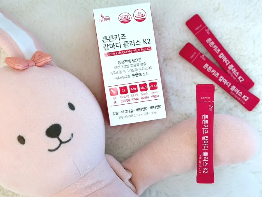 The Day Tunteun Kids Cal-Mag-D product and packaging