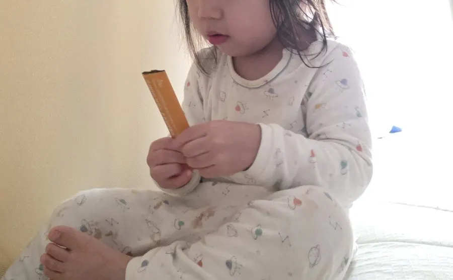 The Day jelly supplement eaten by my child like a snack