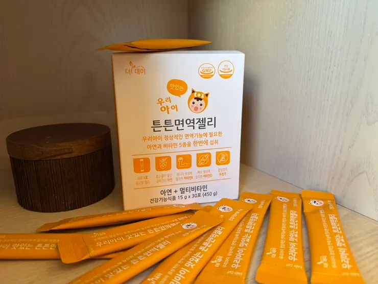 The Day jelly chosen as a nutritional supplement for a child