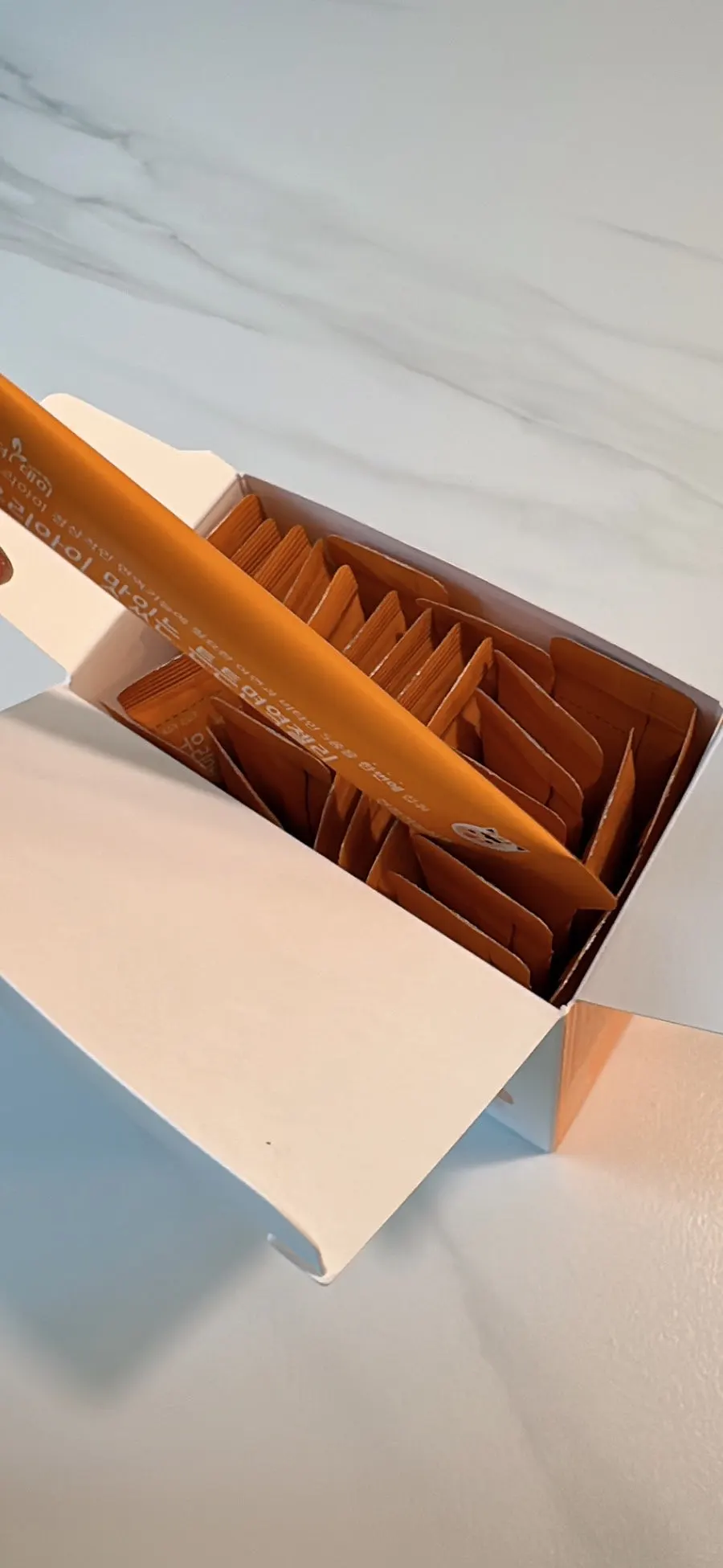 The Day Strong Immunity Jelly individual stick packaging