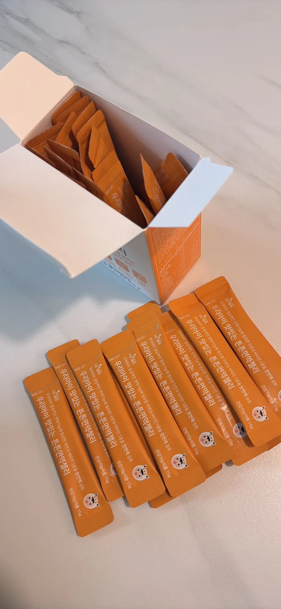 The Day Strong Immunity Jelly sticks inside the box