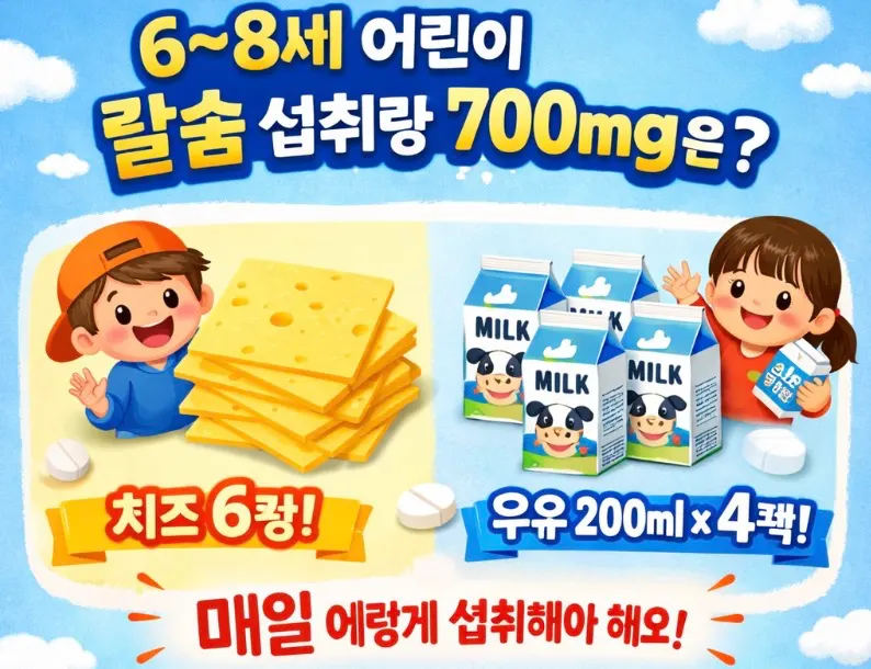 Information material about milk and children's calcium intake