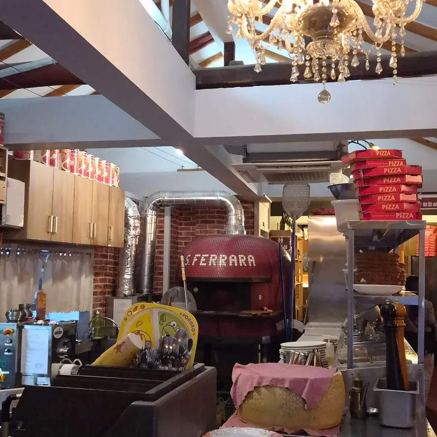 Soft lighting inside The European Haenggung Main Branch