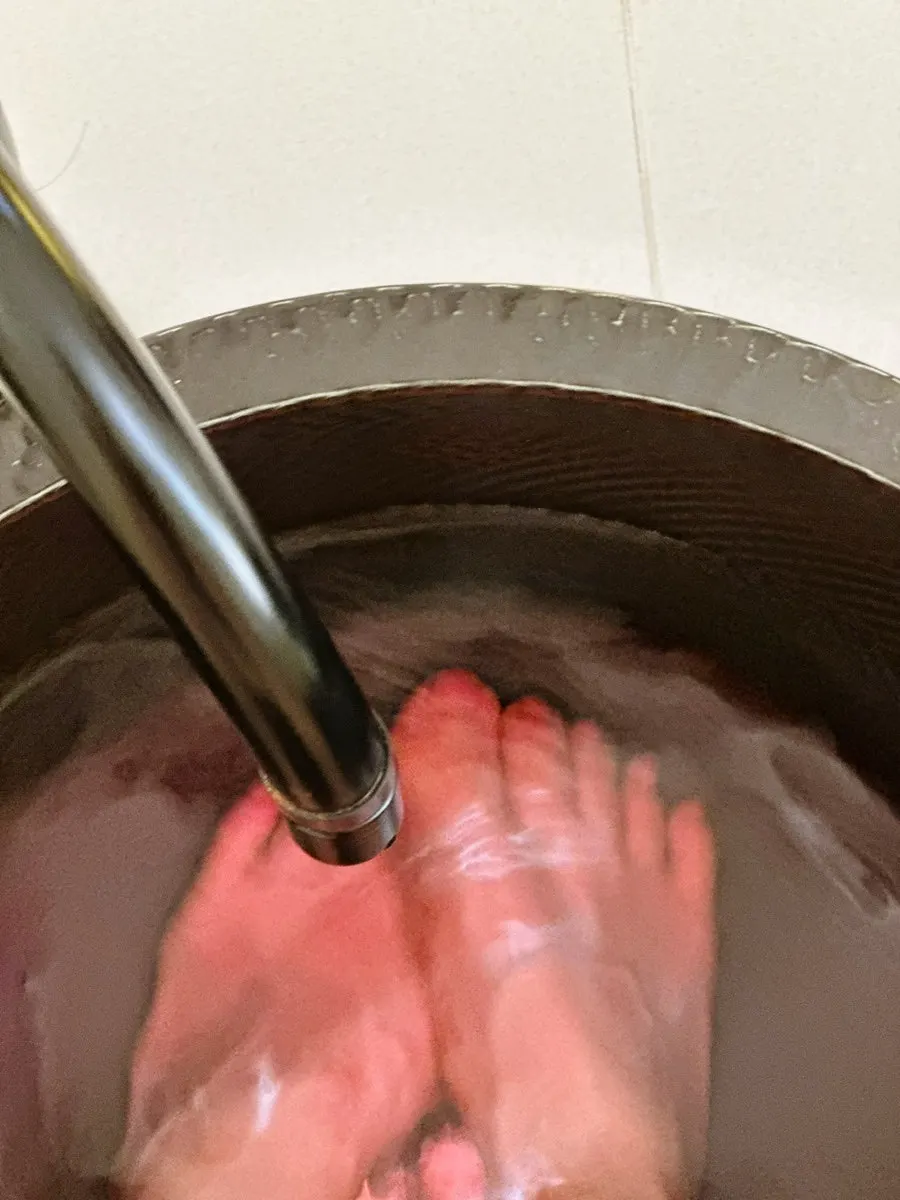 족욕하며 쉬기 좋은 대기룸
