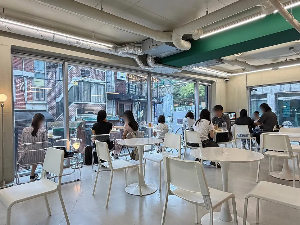 View of the alley in front of Think Fruit