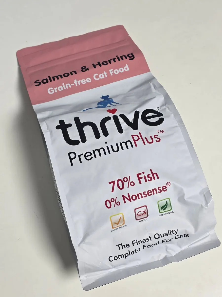Ingredient information for Thrive dry cat food