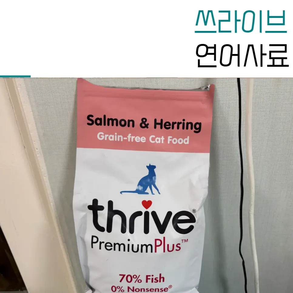 Introduction to Thrive Salmon & Herring dry cat food