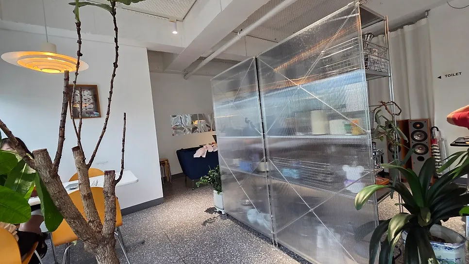 Quiet and tidy interior of Tiny Dot's 2nd floor