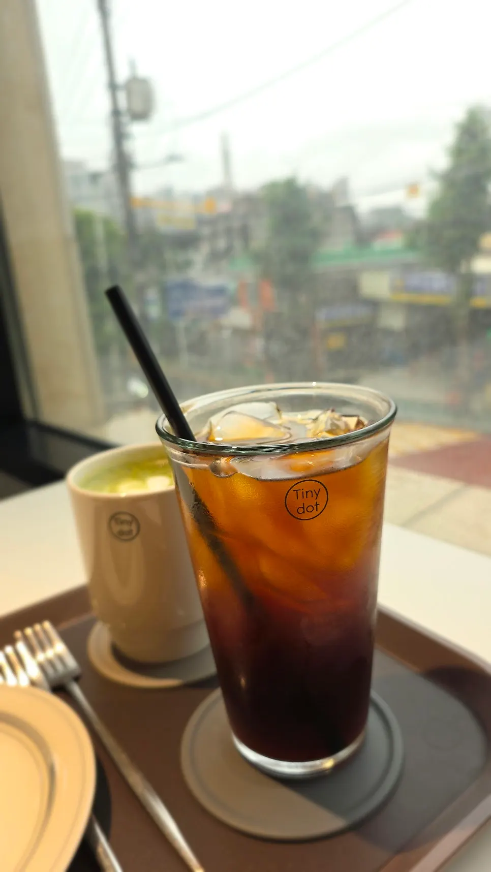 Tiny Dot's iced americano