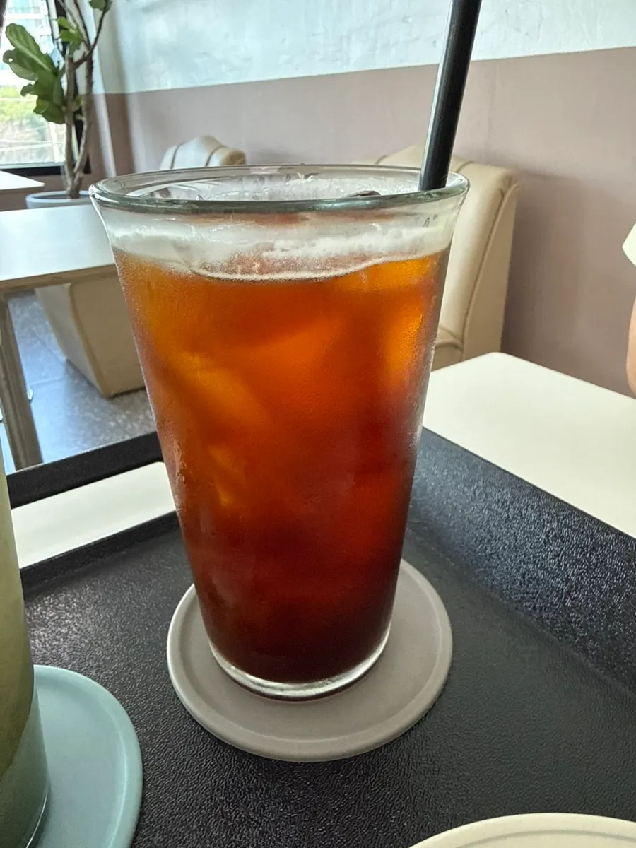 A cup of Tiny Dot's americano