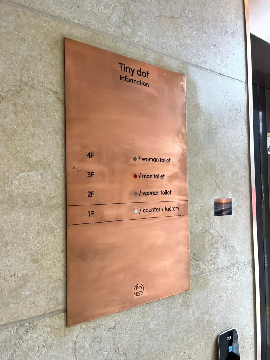 Inside Tiny Dot with the 1st-floor counter and roasting area