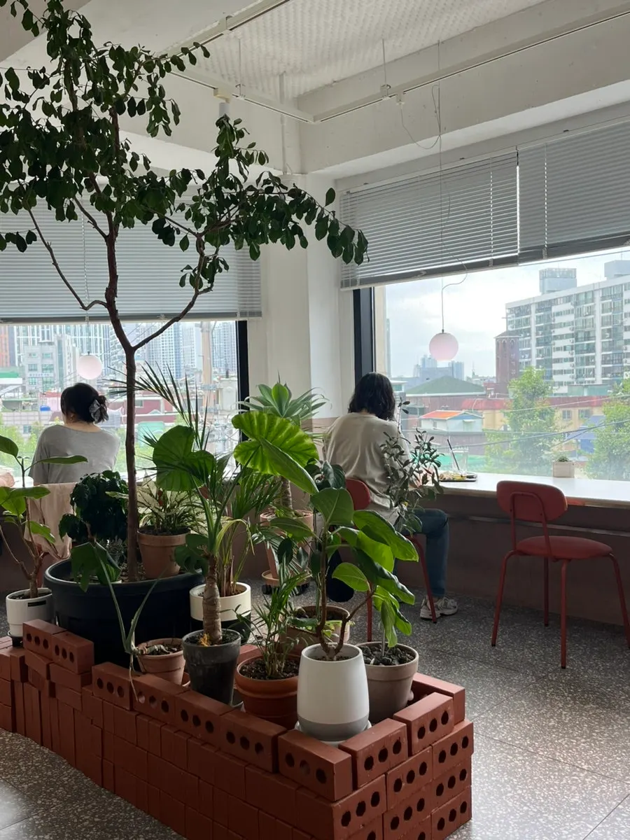 Moody, aesthetic interior of Tiny Dot